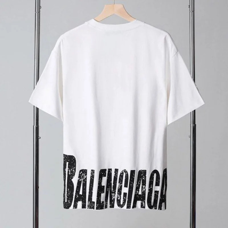 追跡付き 安い バレンシアガ グッチ コラボ ロゴ Tシャツ 偽物 bar12462
