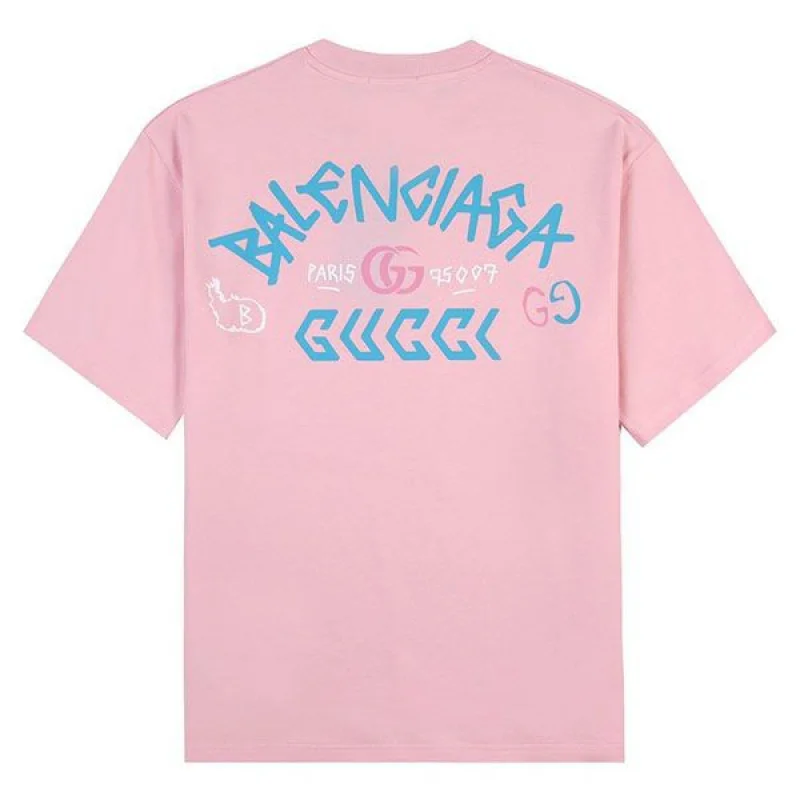 超希少!バレンシアガ x グッチ コラボ Tシャツ スーパーコピー bar82289