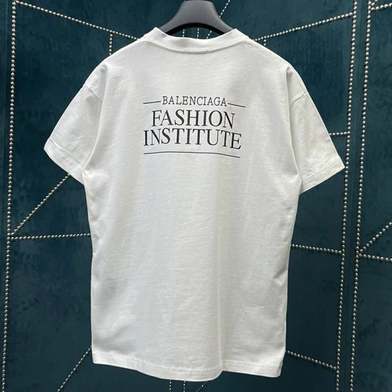 バレンシアガ* FASHION INSTITUTE コットン Tシャツ コピー bas00978