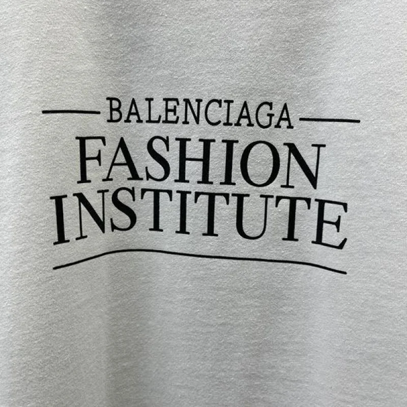 バレンシアガ* FASHION INSTITUTE コットン Tシャツ コピー bas00978