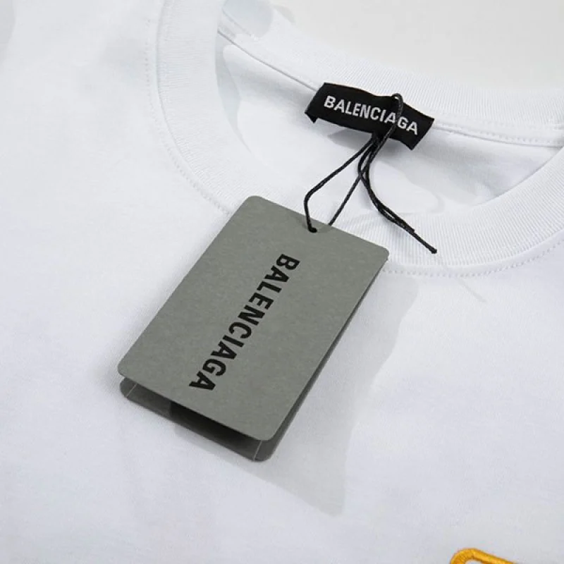 バレンシアガ 偽物 BBロゴ プリント 半袖 Tシャツ bas24866