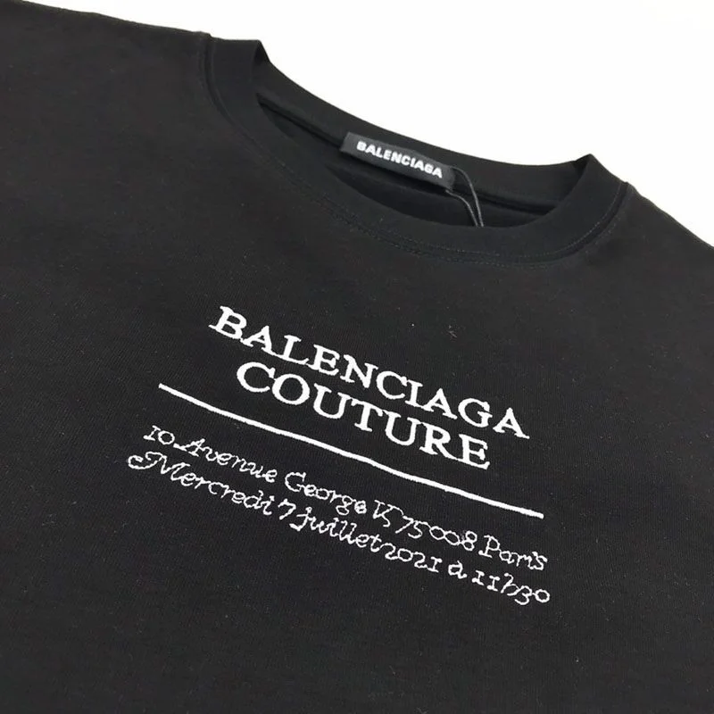 春もの新作【バレンシアガ】ロゴ入りコットン 偽物Tシャツ bas29296