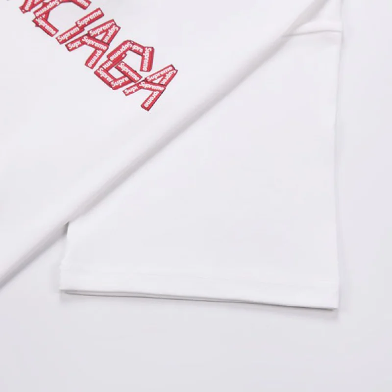 バレンシアガ シュプリーム 偽物 ロゴ Tシャツ bas49919