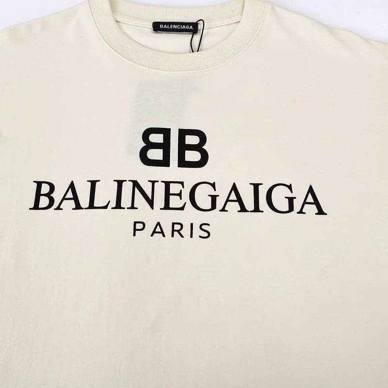 《大人気》【バレンシアガ】ロゴ入りコットンTシャツ コピー bas86081