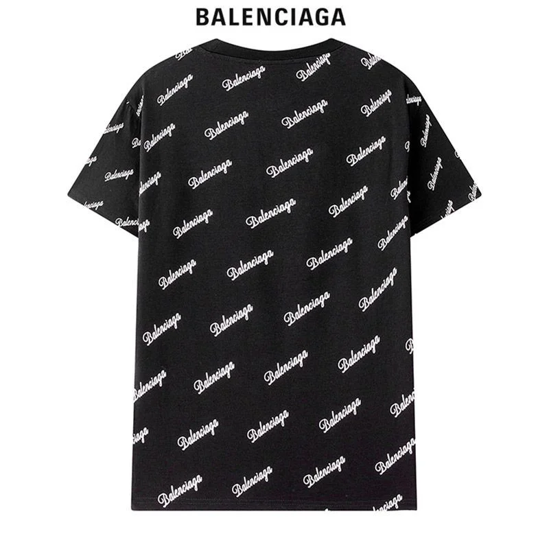 人気急上昇バレンシアガ 偽物 クルーネックロゴ Tシャツ 2色 bas99802