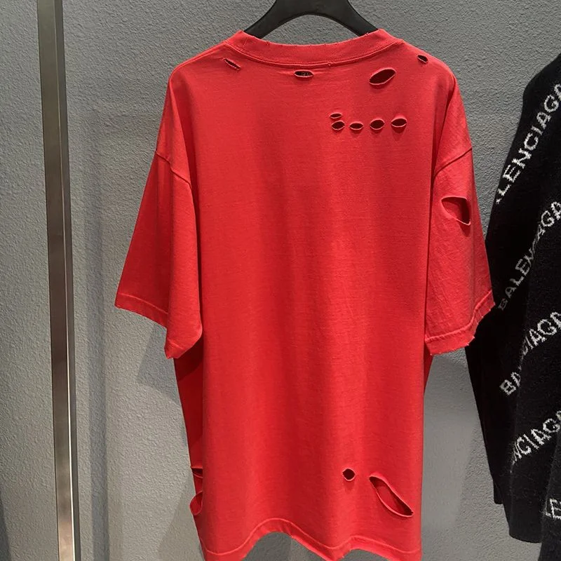 21-22AW【バレンシアガ】ロゴ入りコットンTシャツ コピー bat02455