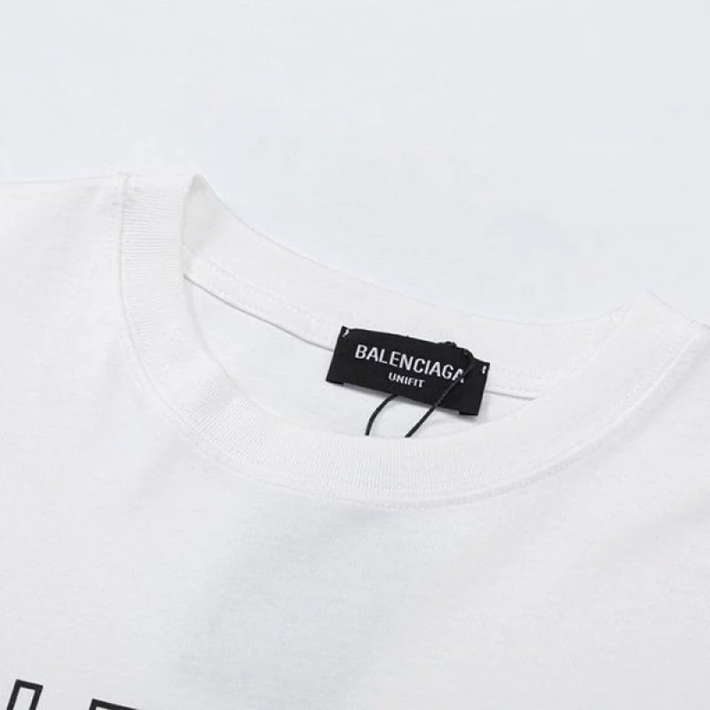 稀少 バレンシアガ ロゴプリントコットン Tシャツ 偽物 bat22051