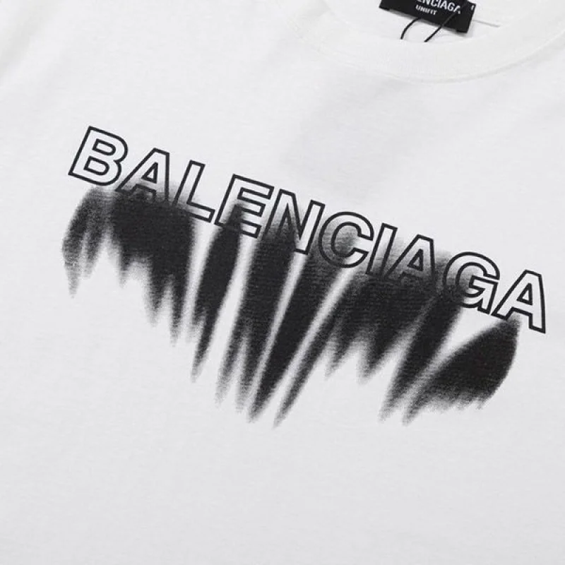 稀少 バレンシアガ ロゴプリントコットン Tシャツ 偽物 bat22051
