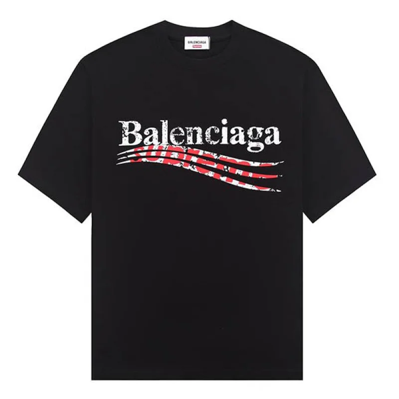 バレンシアガ シュプリーム コピー キャンペーン ロゴ プリント Tシャツ baf80474