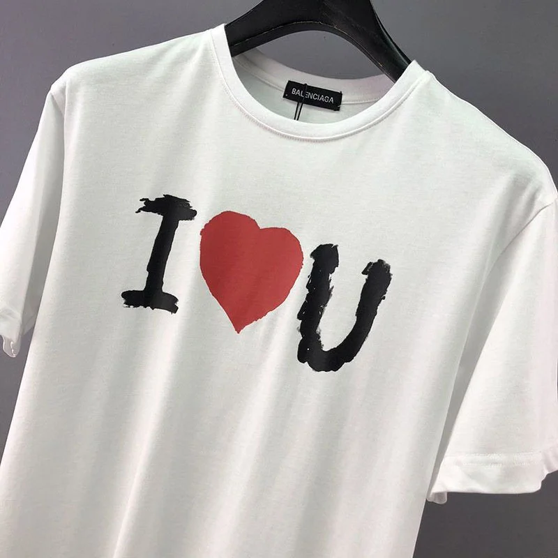 日本未入荷バレンシアガ I LOVE U Tシャツ コピー ホワイト bat61599
