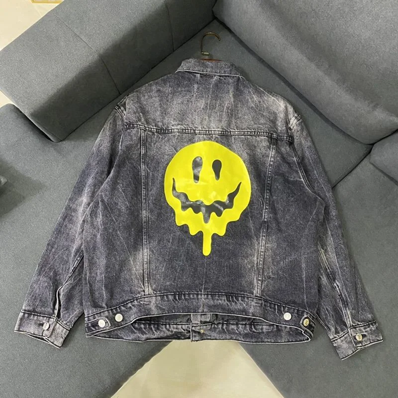 定番バレンシアガ 偽物 Drip Peace Large Fit ジャケット★ストーンウォッシュ ブラックデニム bau61029