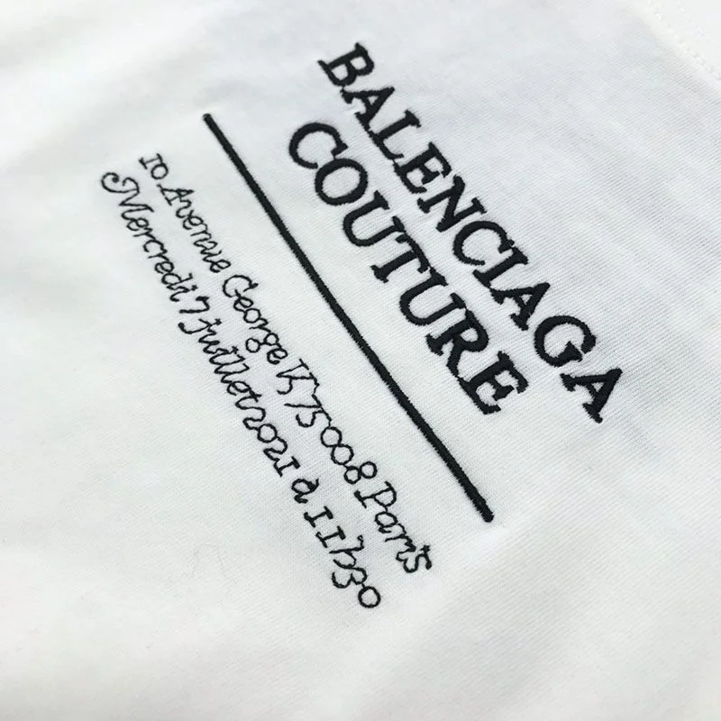 超話題!【バレンシアガ】ロゴ入りコットン コピー Tシャツ bau76844