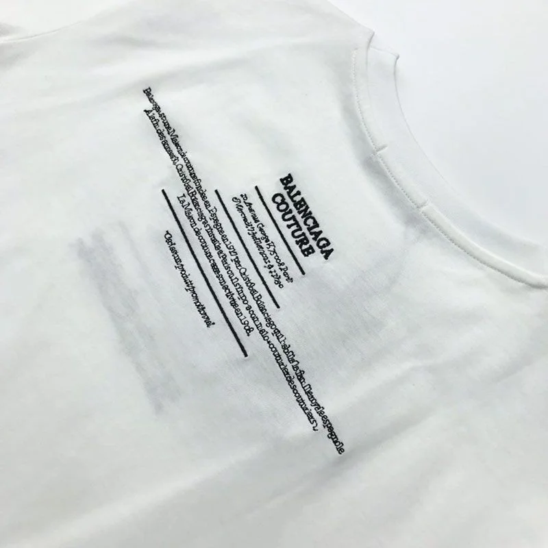 超話題!【バレンシアガ】ロゴ入りコットン コピー Tシャツ bau76844