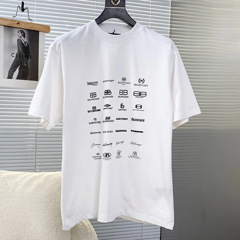 2023新作 バレンシアガ フルロゴ Tシャツ 偽物 bav15579
