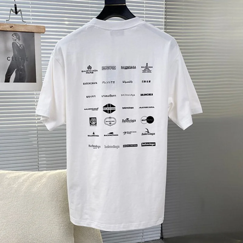 2023新作 バレンシアガ フルロゴ Tシャツ 偽物 bav15579