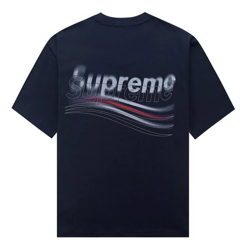 バレンシアガ シュプリーム 偽物 キャンペーン ロゴ プリント Tシャツ bah83600