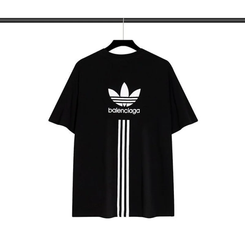 《大人気》バレンシアガ アディダス コピー Tシャツ メンズ 2色 bav63815