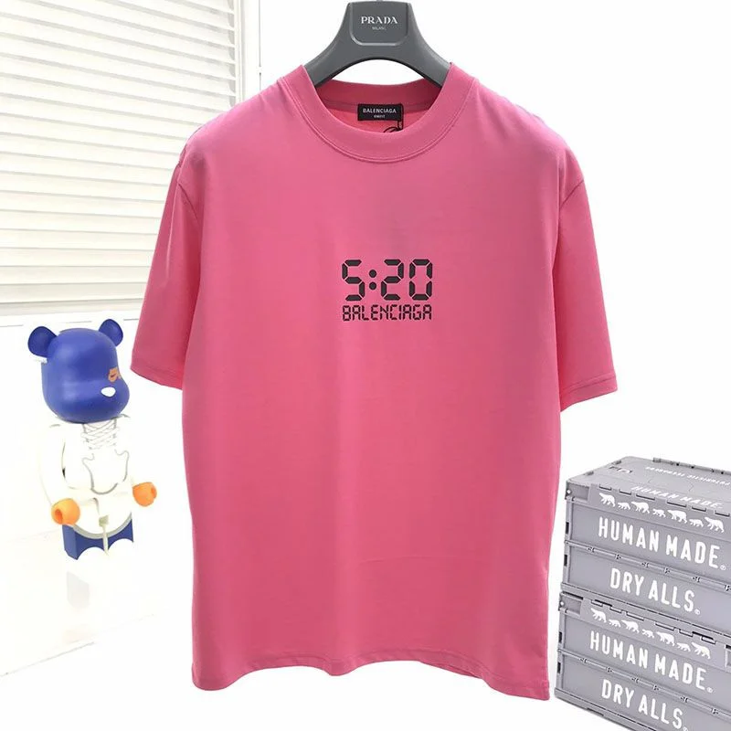 《大人気》バレンシアガ 刺繍 コットン ジャージー Tシャツ 偽物 3色 bay86773