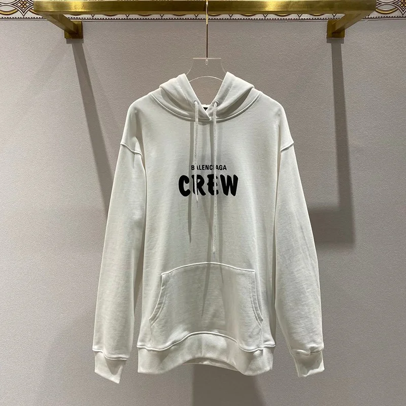 一目惚れ♪バレンシアガ パーカー コピー CREW ミディアムフィットフーディー 2色 bay94399