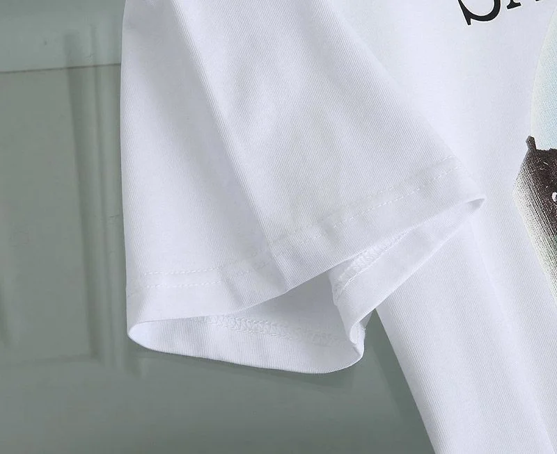 一目惚れ♪バレンシアガ クルーネック Tシャツ コピー SACRE COEUR ホワイト baz66910