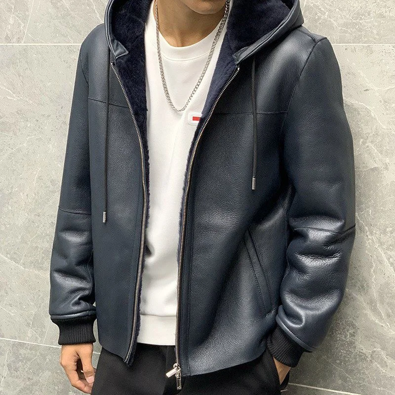 人気No1 ベルルッティ 取り外し可 ファー付 レザージャケットコピー bef82849