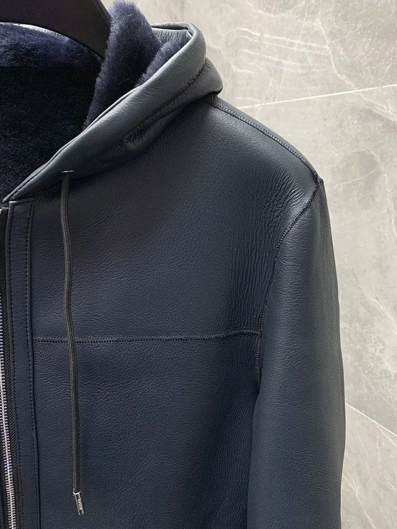 人気No1 ベルルッティ 取り外し可 ファー付 レザージャケットコピー bef82849