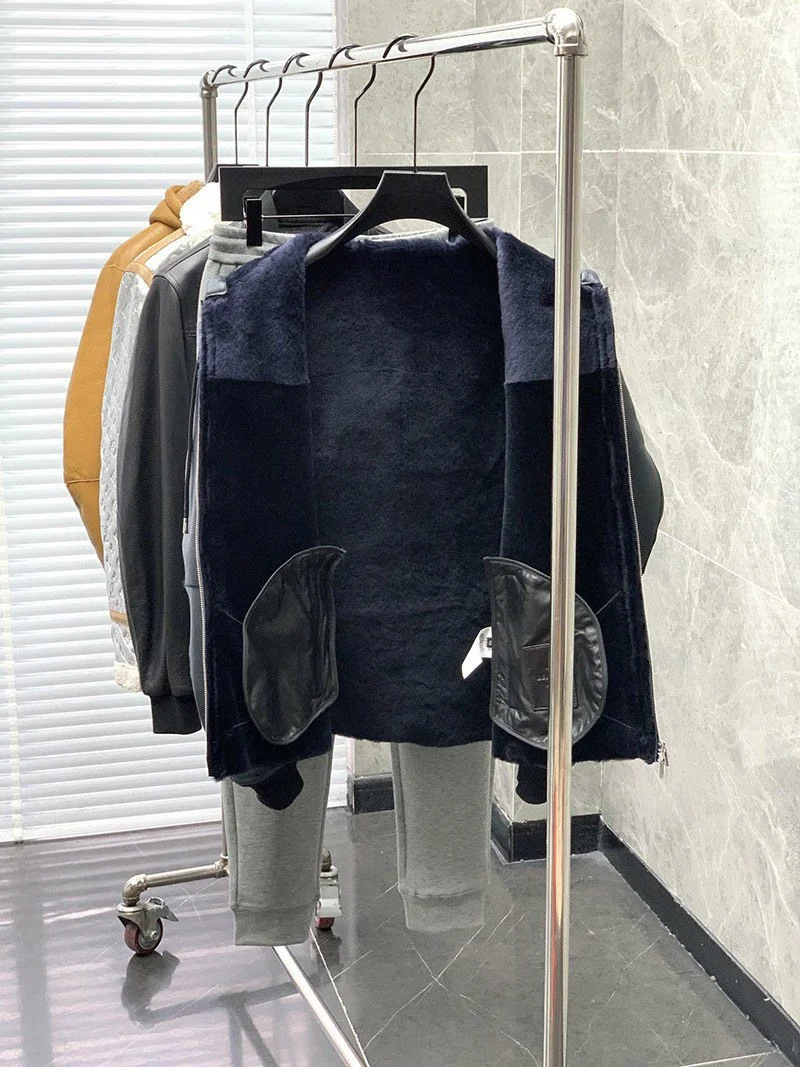 人気No1 ベルルッティ 取り外し可 ファー付 レザージャケットコピー bef82849