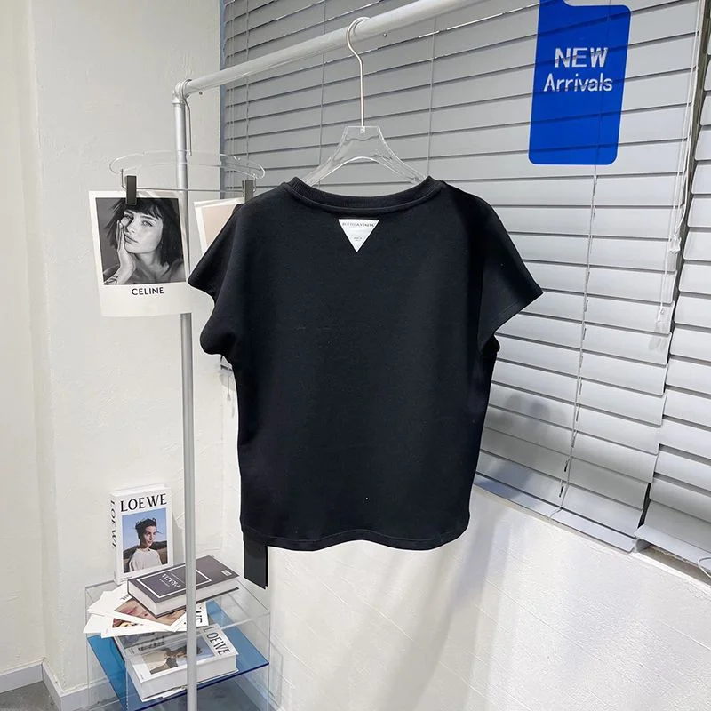 《大人気》新作 ボッテガ ヴェネタ Tシャツ 偽物 コットンジャージー ブラック boc25695