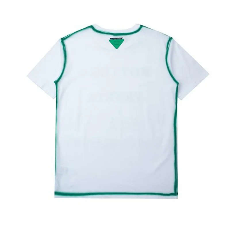《大人気》【ボッテガヴェネタ】コントラスト ステッチ 偽物 Tシャツ bod48204