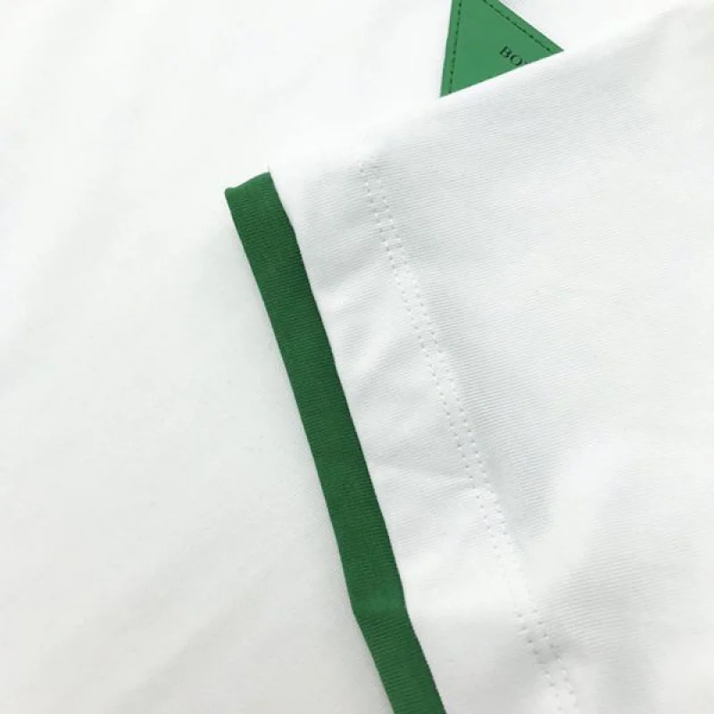 春もの新作【ボッテガヴェネタ】コントラスト ステッチ 偽物 Tシャツ bor90190