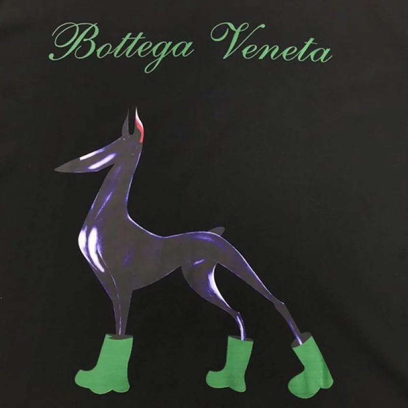 《大人気》【ボッテガヴェネタ】コントラスト ステッチ 偽物 Tシャツ bod48204