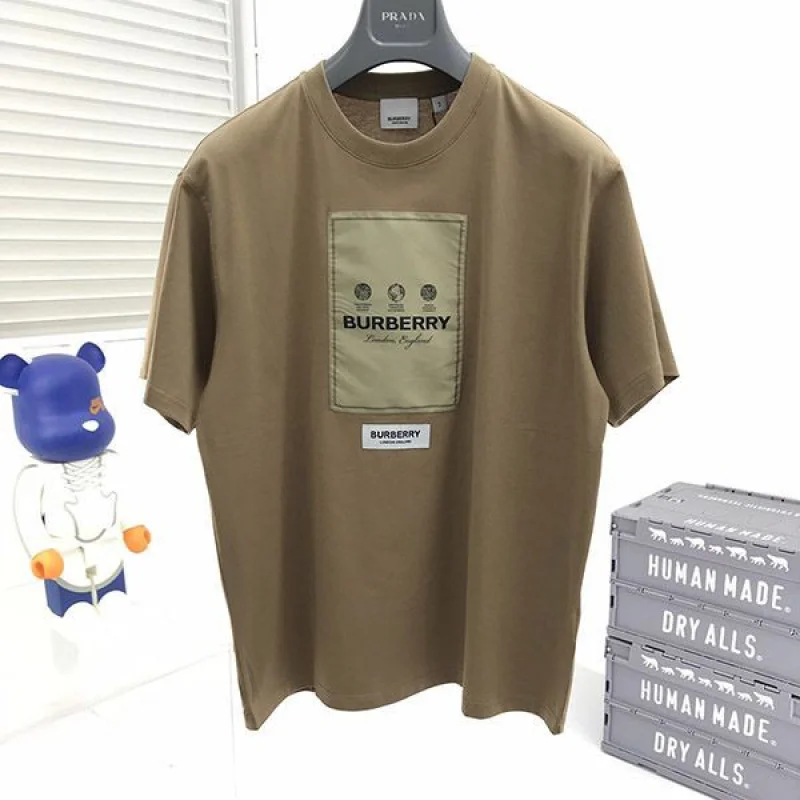 希少色バーバリー コピー ラベルアップリケ オーバーサイズTシャツ 3色 80565431