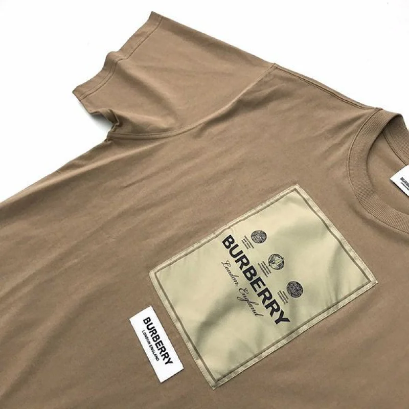 希少色バーバリー コピー ラベルアップリケ オーバーサイズTシャツ 3色 80565431