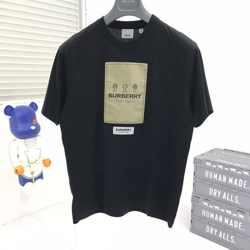 希少色バーバリー コピー ラベルアップリケ オーバーサイズTシャツ 3色 80565431