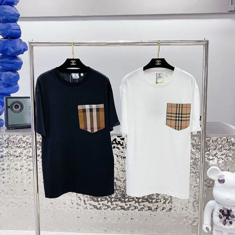 送料込【バーバリー コピー】ポケットディテール オーバーサイズTシャツ Bab66152