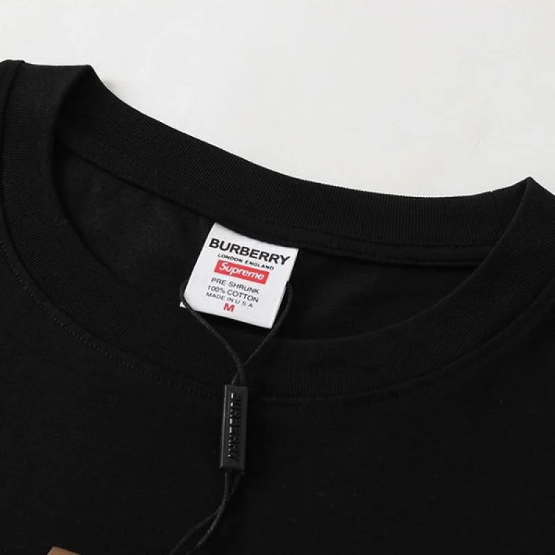 【日本未発売】コラボ シュプリーム × バーバリー ボックス ロゴ Tシャツ コピー 2色 Bad48161