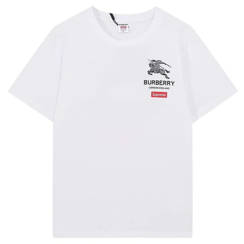【日本未発売】コラボ シュプリーム × バーバリー ボックス ロゴ Tシャツ コピー 2色 Bad48161