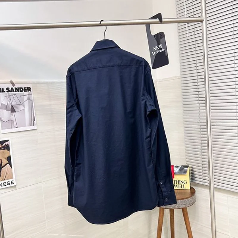 稀少バーバリー モノグラムモチーフ コットンポプリン シャツ 偽物 Bae93707