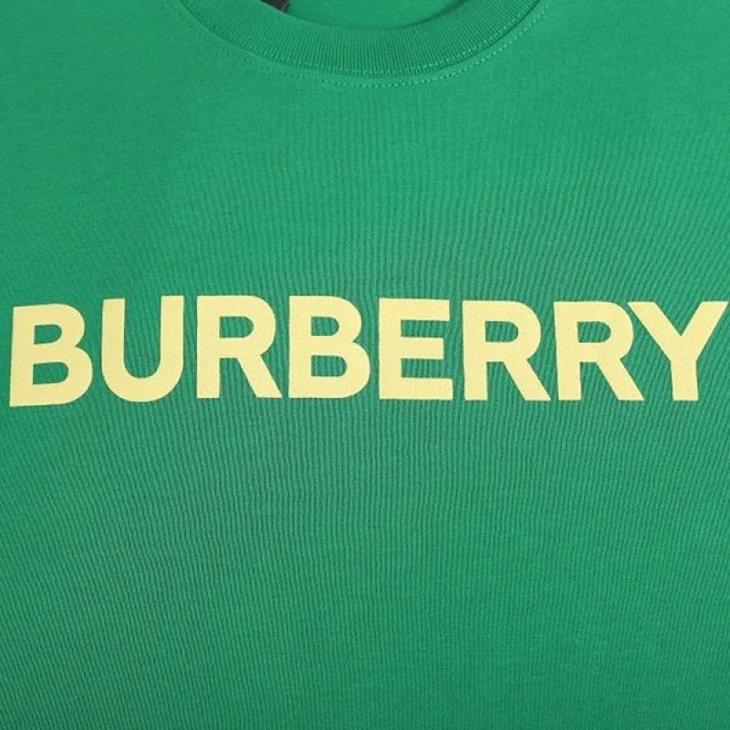 ☆超人気☆バーバリー ロゴ オーバーサイズTシャツ 偽物 Baf08744