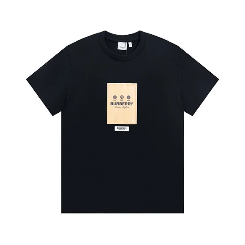 目を惹くカラー バーバリー クルーネック Tシャツ 偽物 オーバーサイズ 半袖 Bah30355