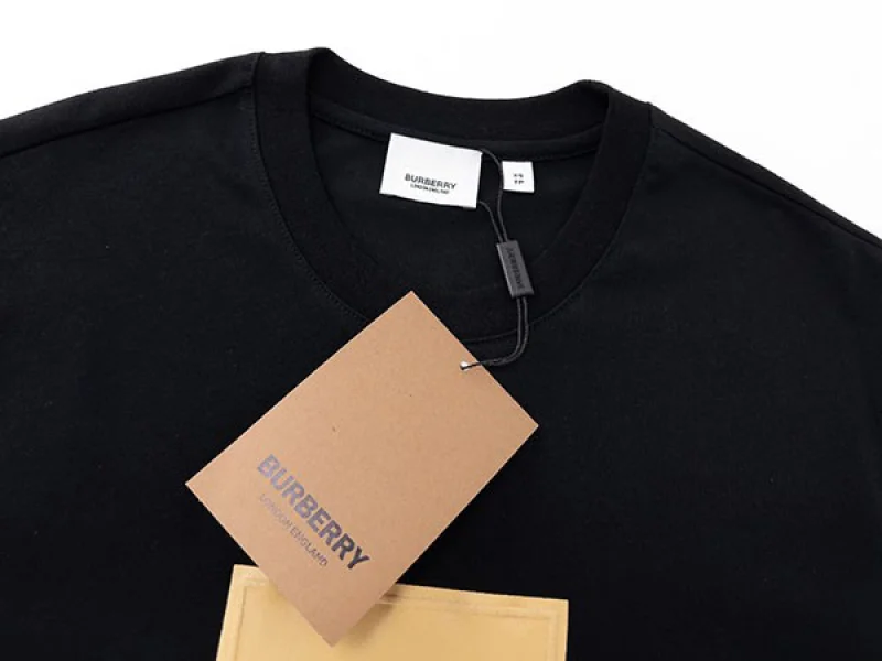 目を惹くカラー バーバリー クルーネック Tシャツ 偽物 オーバーサイズ 半袖 Bah30355