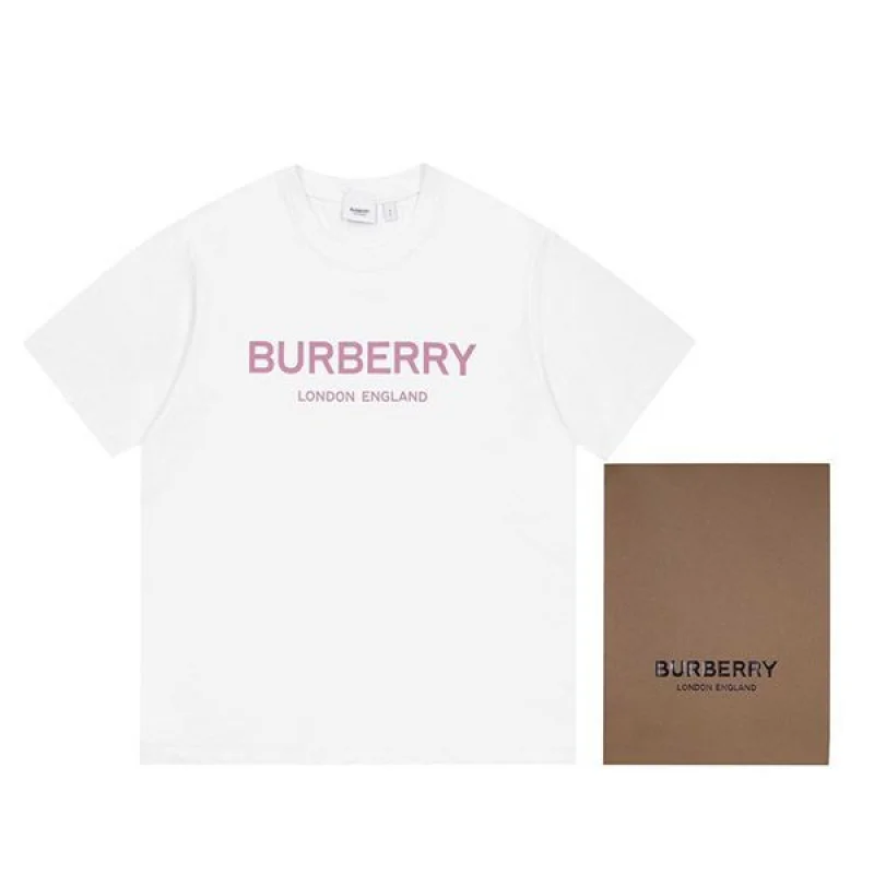 超話題!バーバリー Tシャツ 偽物 クルーネック 半袖 ロゴ Bah82112
