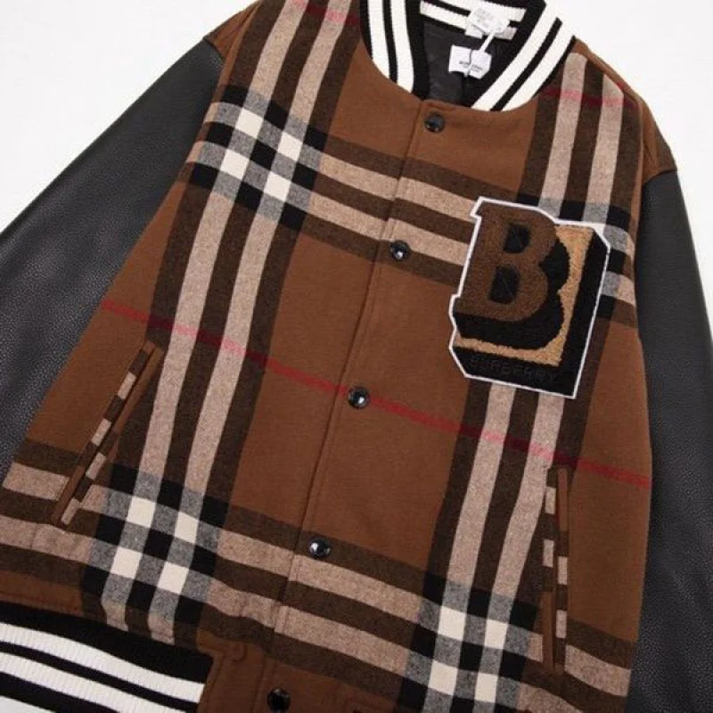 バーバリー コピー バーシティレザージャケット Bai22978