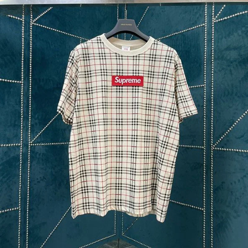 累積売上総額第1位!シュプリーム × バーバリー ボックスロゴ Tシャツ コピー Bam18179