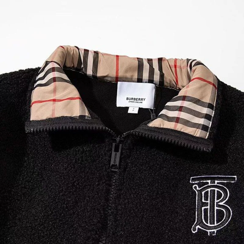 ブティック♪バーバリー ジャケット コピーカシミアブレンドフリース Bam46335