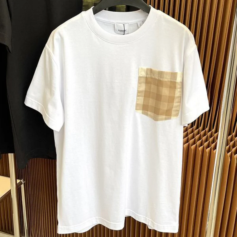 新色☆希少 バーバリー Tシャツ コピー ブラック&ホワイト Bap54045