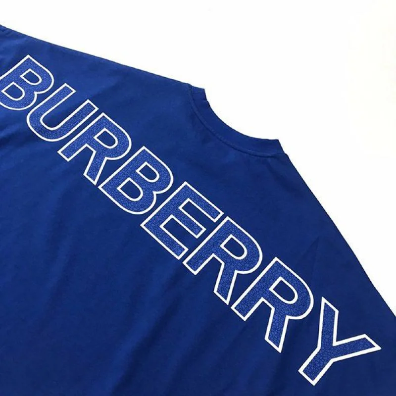 人気急上昇バーバリー Tシャツ 偽物 クルーネック 半袖 ロゴ Baw12575