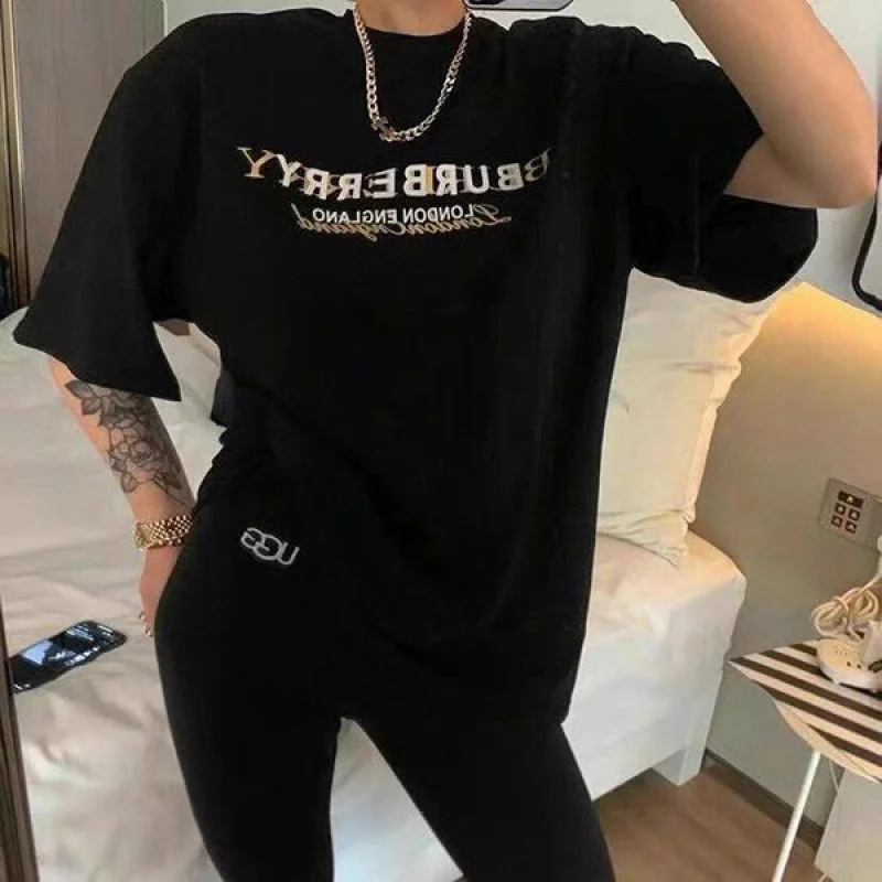 売上総額1位!バーバリー ロゴ プリント コピー Tシャツ Baw56359