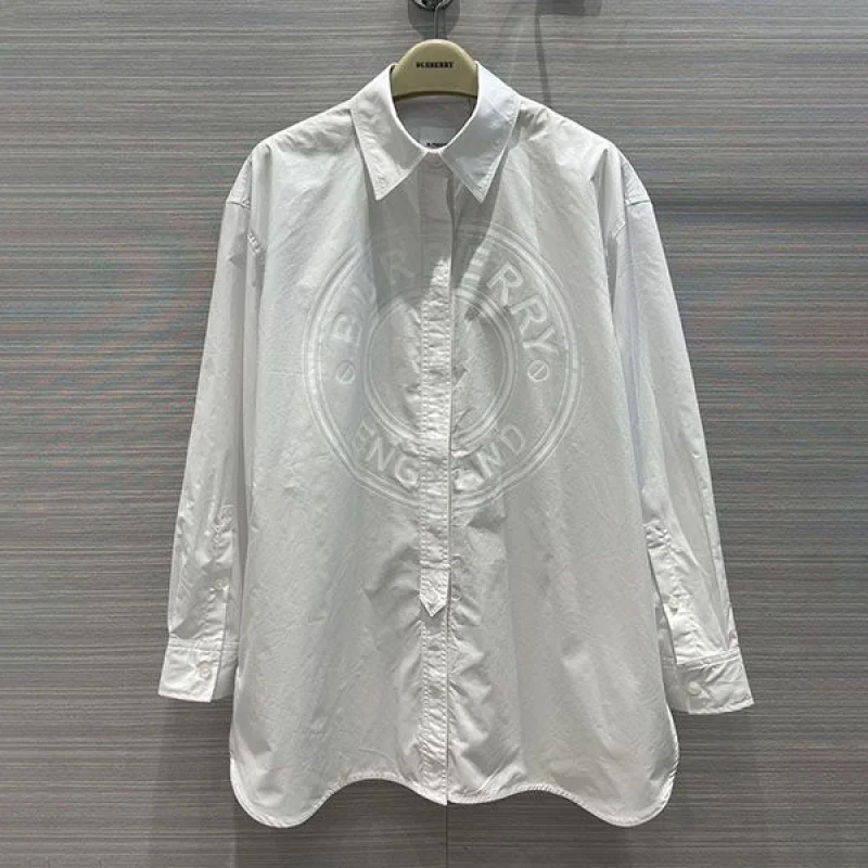 ★日本!!人気!【バーバリー】ポプリンストレッチ 偽物 シャツ pud77309