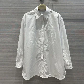 ★日本!!人気!【バーバリー】ポプリンストレッチ 偽物 シャツ pud77309